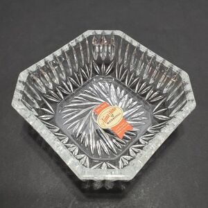 Anna Hutte Bleikristall Trinket Dish 24% Lead Crystal 3.5x1.5" Made in Germany